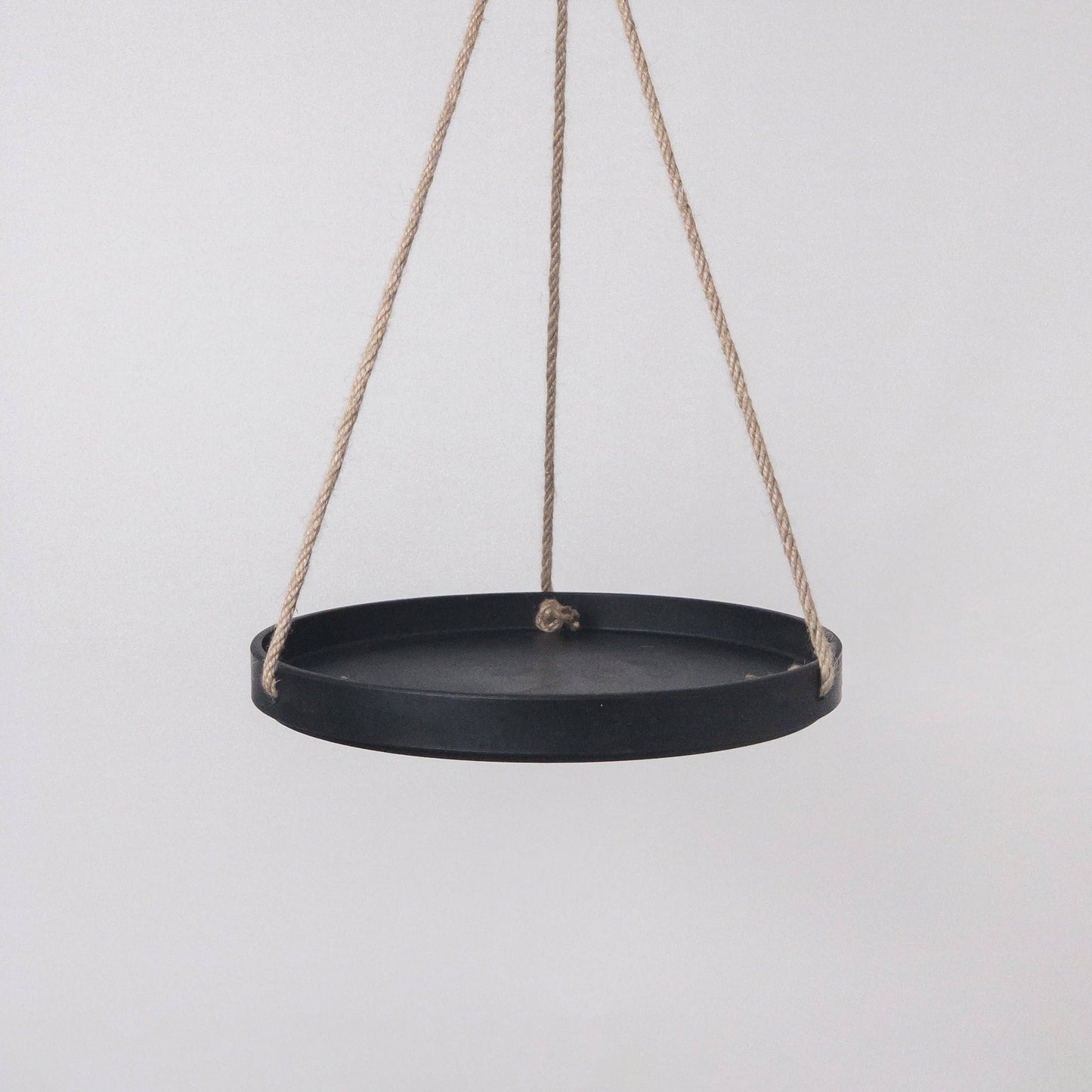 10" Signature Stone Hanging Tray: White Stone