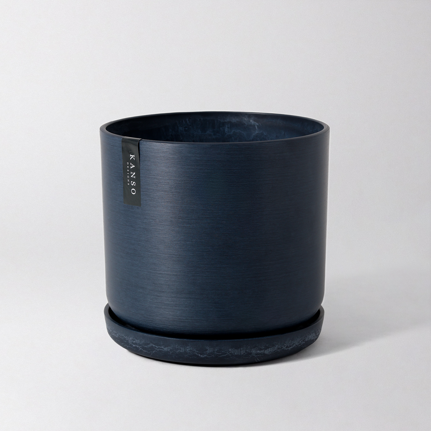 9" Signature Stone Planter & Saucer | Earth Tones