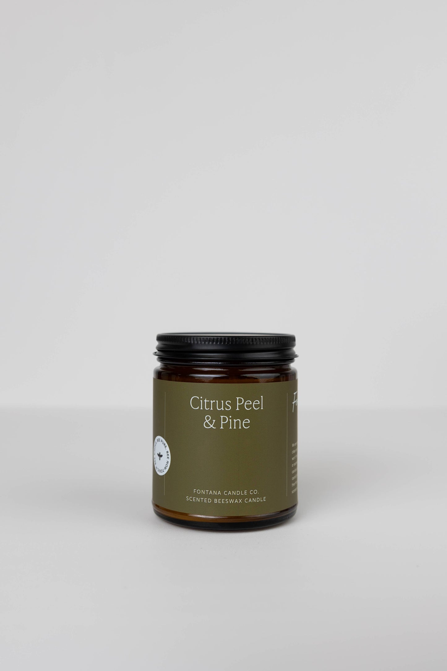 Citrus Peel & Pine Essential Oil Jar Candle