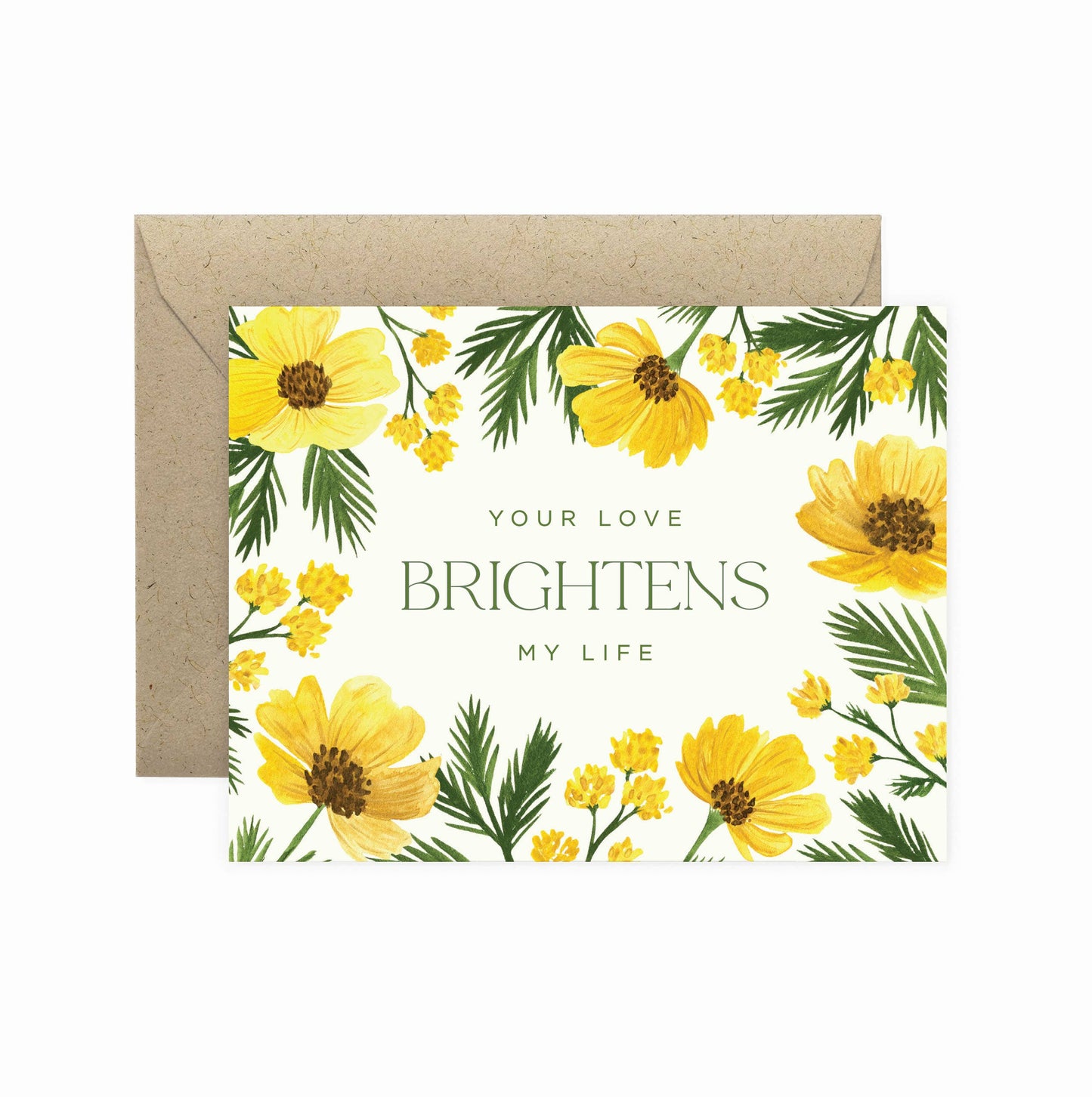 Brighten Life Greeting Card | Valentine's Love Friendship