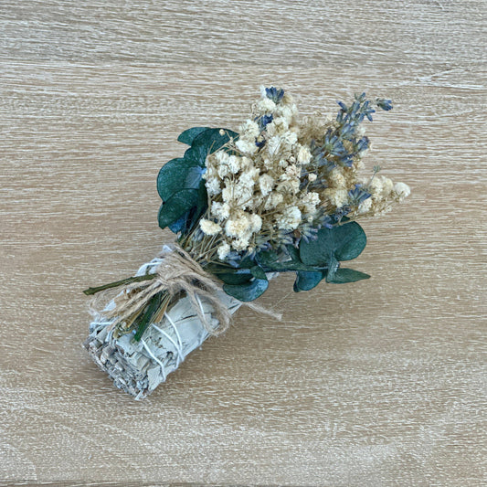 White Sage w/ Dried Lavender & Eucalyptus