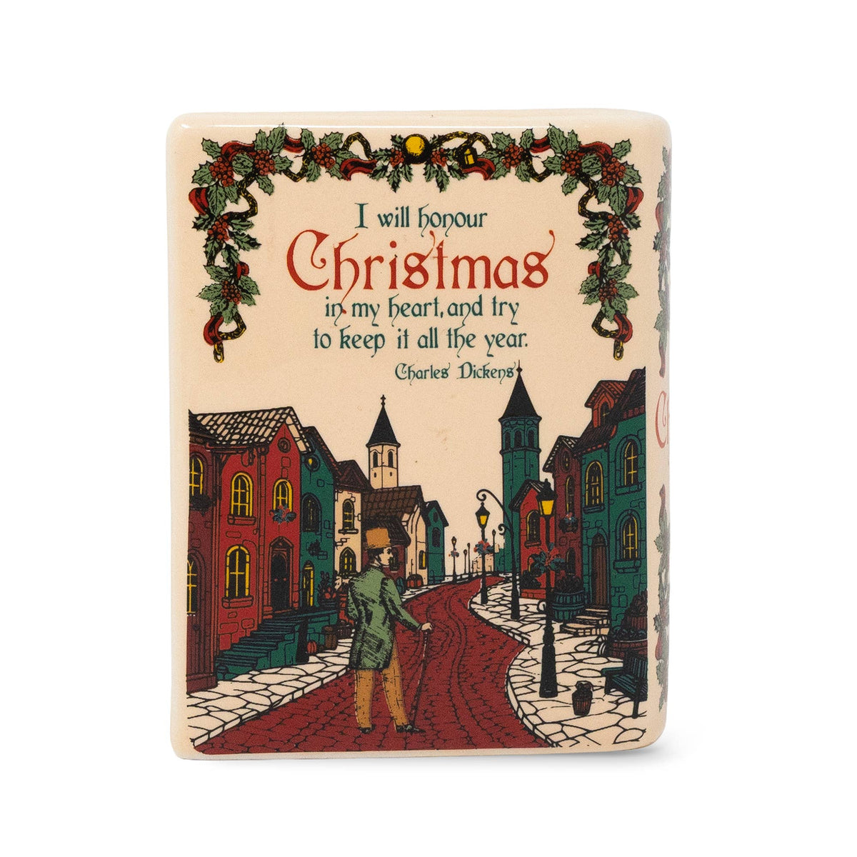 A Christmas Carol Book Candle