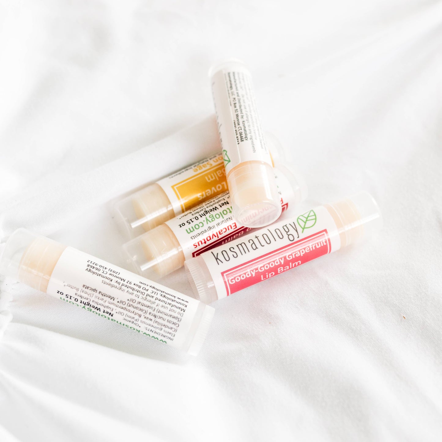 Lip Balm | Organic & Infused with Essential Oils : Minty Madness (Peppermint Eucalyptus)