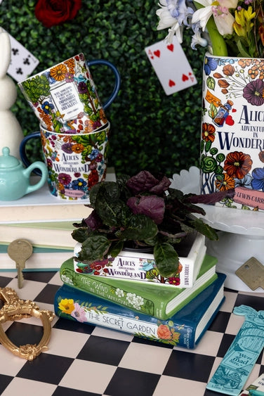 Stacked Books Planter