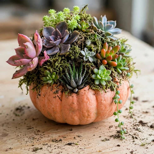 Succulent Pumpkin Workshop