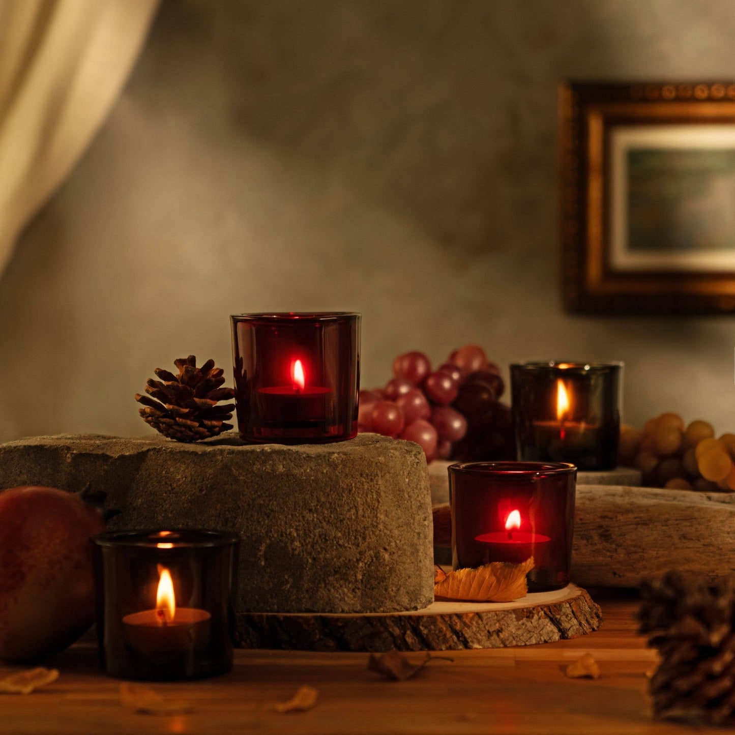 Pure Beeswax Tea Light Candles – Handmade in Colorado