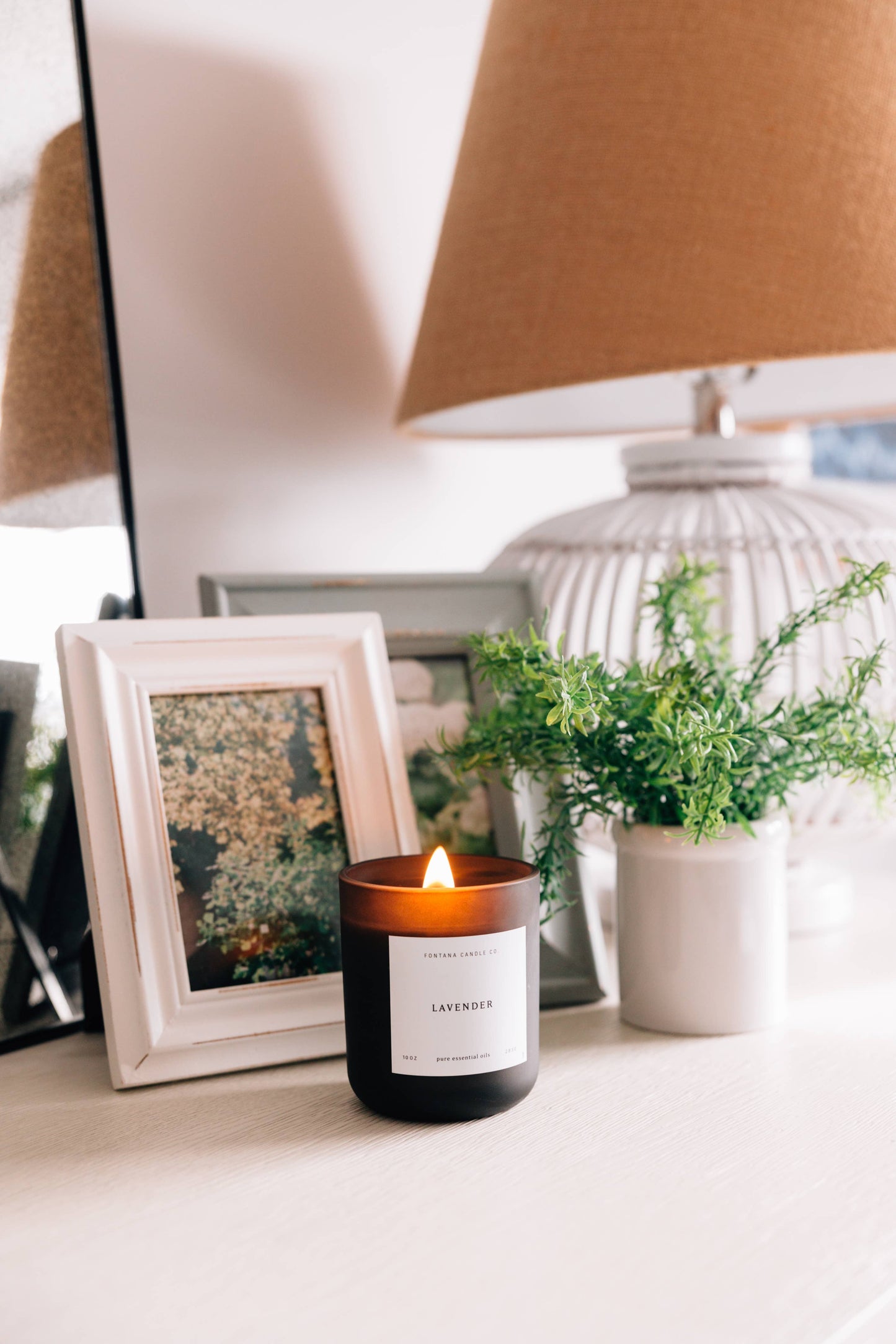 The Luxe Beeswax Essential Oil Natural Candle Collection: Lavender