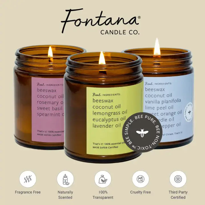 Vanilla Mint Essential Oil Jar Candle