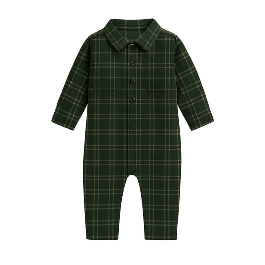 Bohdi Flannel Collared Romper