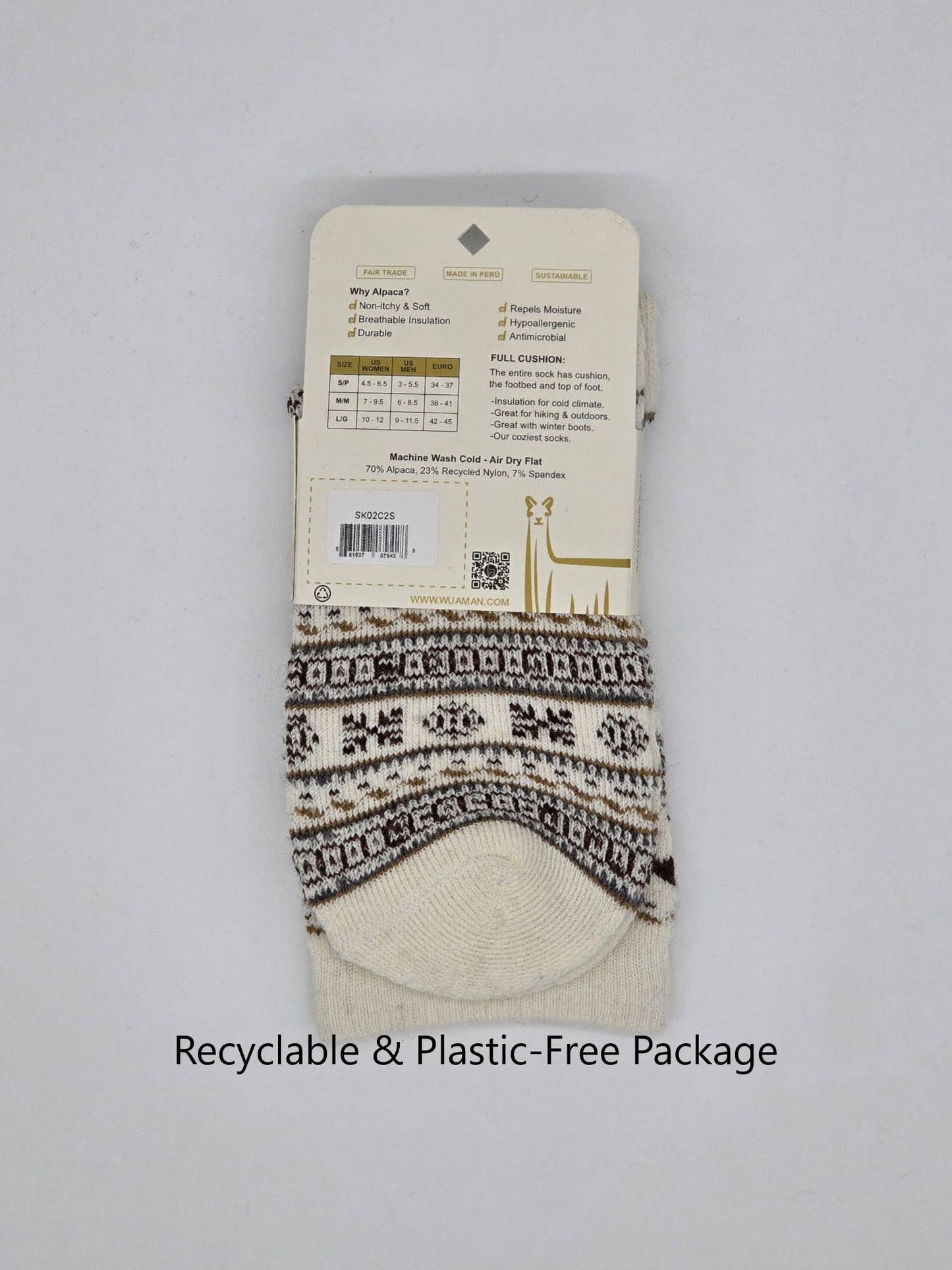 Solid Alpaca Socks | Light Cushion | Crew Socks | UPDATED