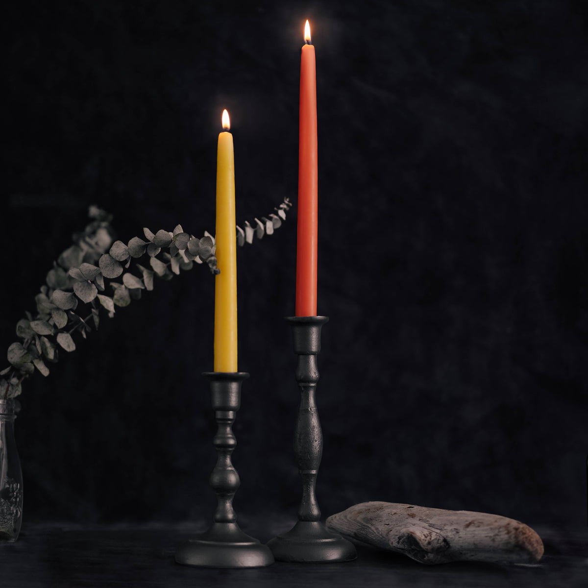 Hand-Dipped Beeswax Candle Red