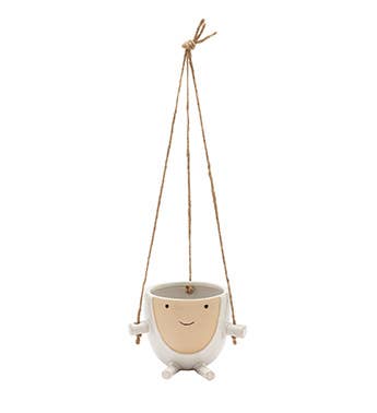 Hanging Happy Face Planter