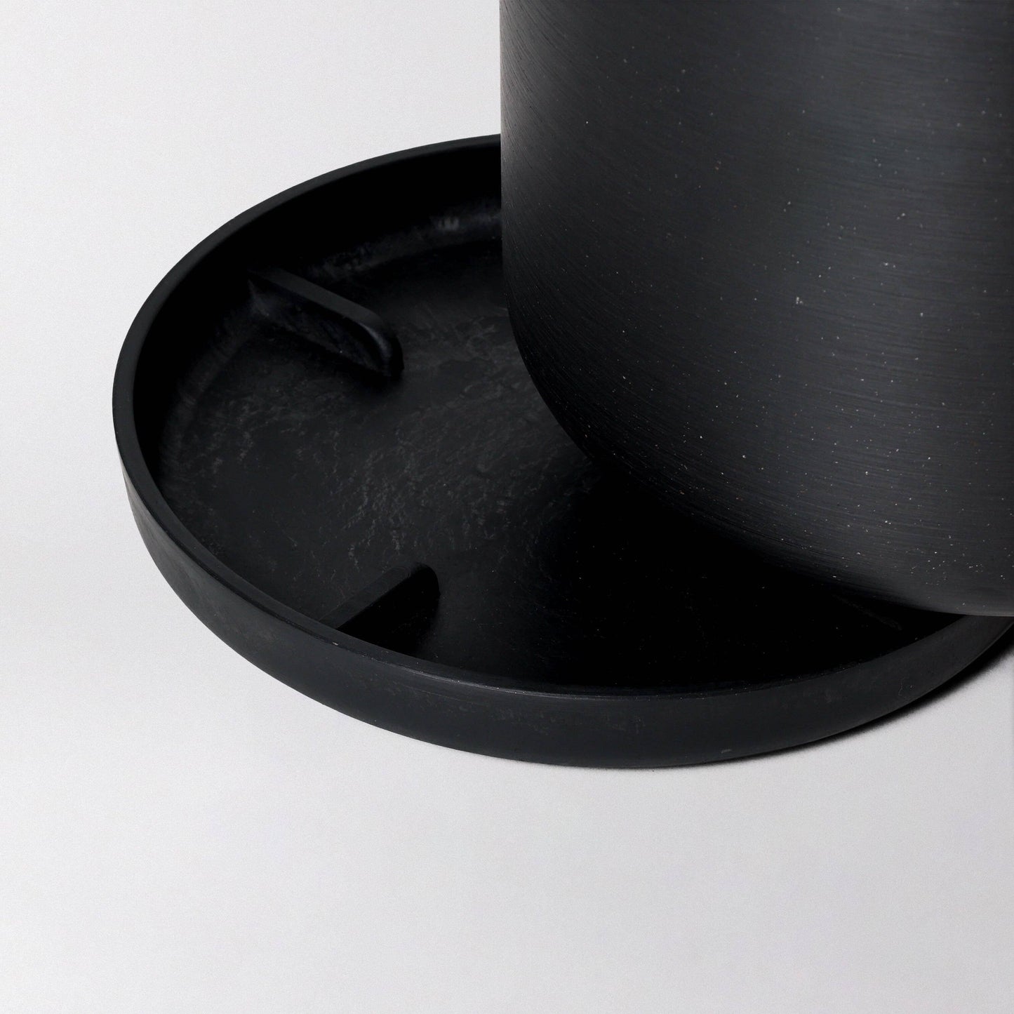 9" Signature Stone Planter & Saucer | Earth Tones