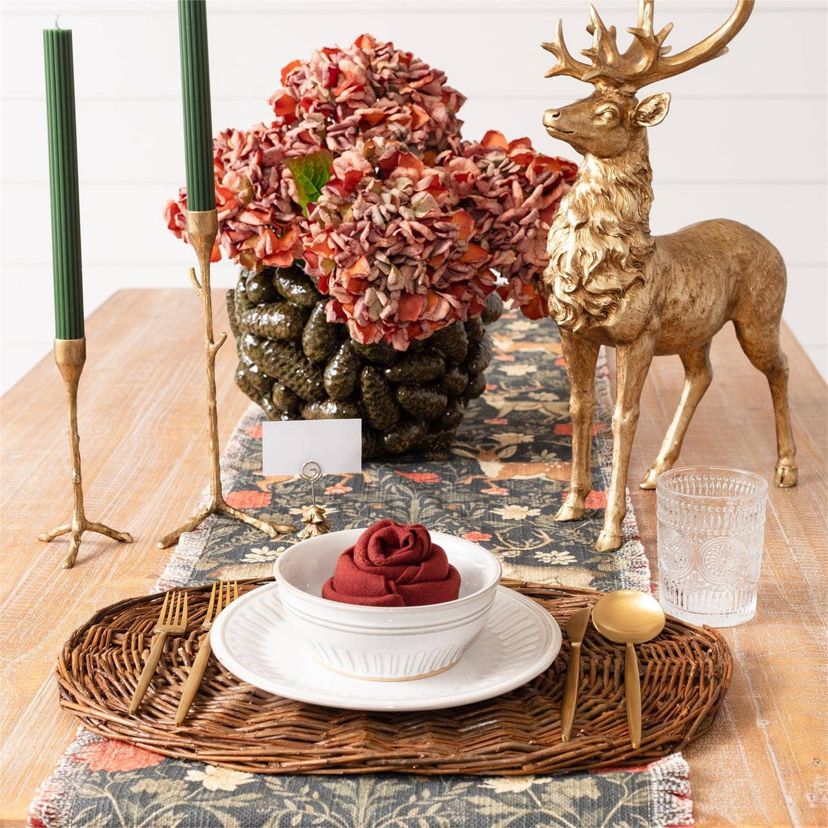 Balmoral Deer Print Table Runner