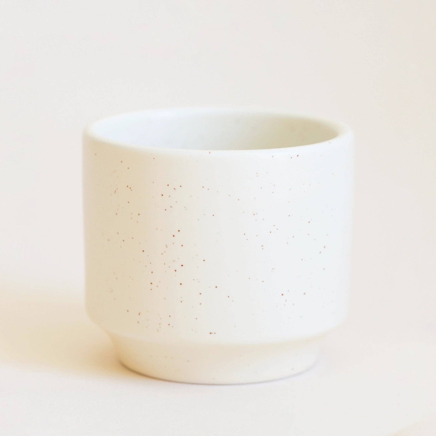 Parker Planter | Vintage White Speckle: 6.75 inch