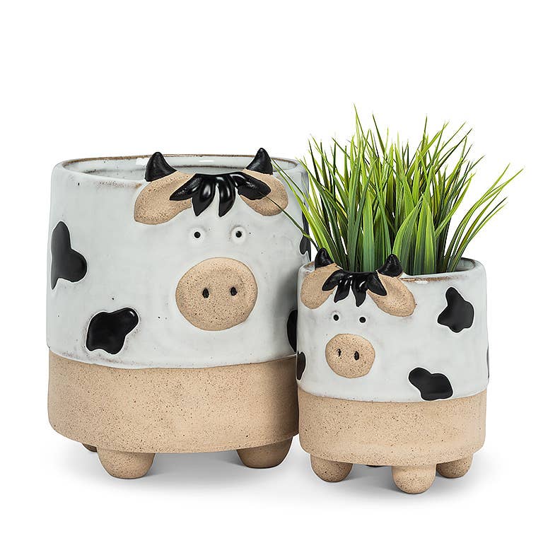 Cow on Legs Planter-3" H