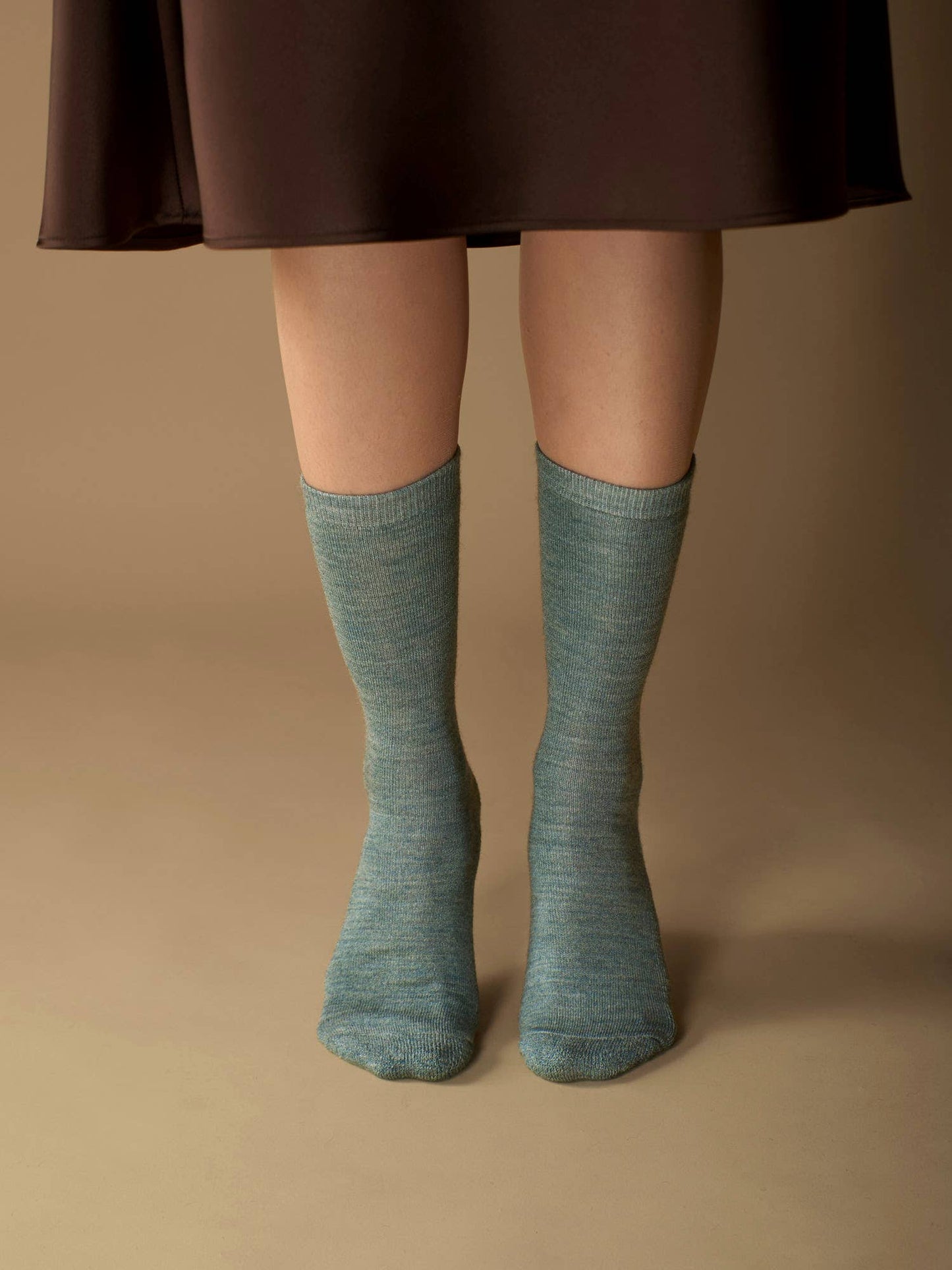Solid Alpaca Socks | Light Cushion | Crew Socks | UPDATED