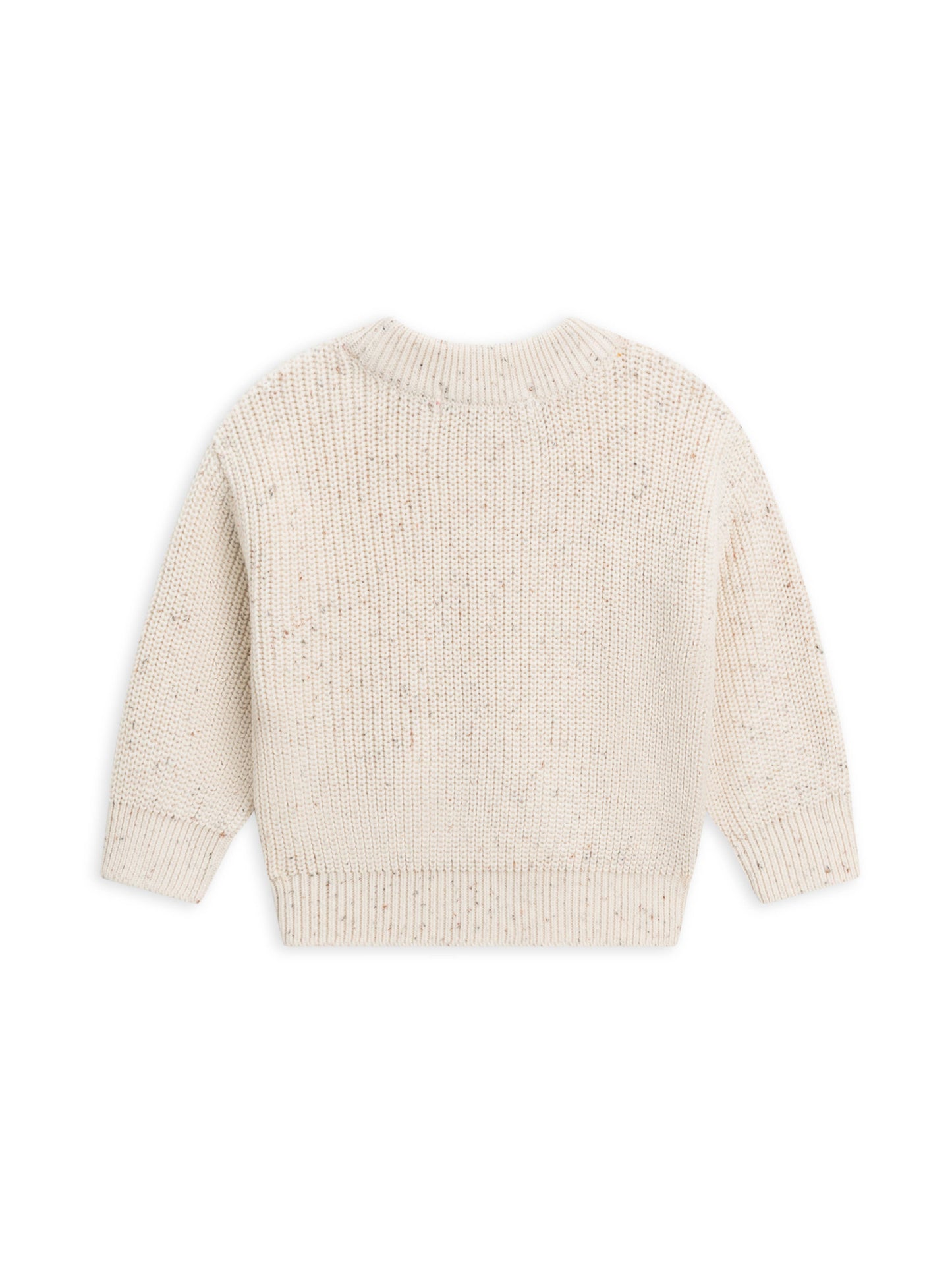 Dion Sweater Crew - Ivory w Fleck: 2T