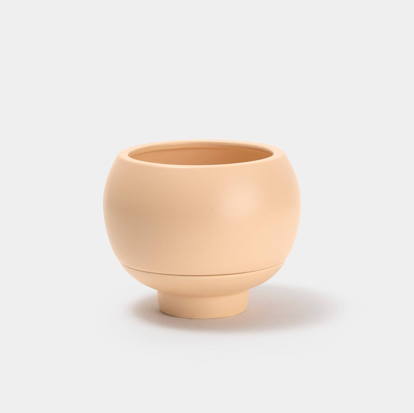 Sutton 15 Ceramic Self Watering Pot: Speckled Egg