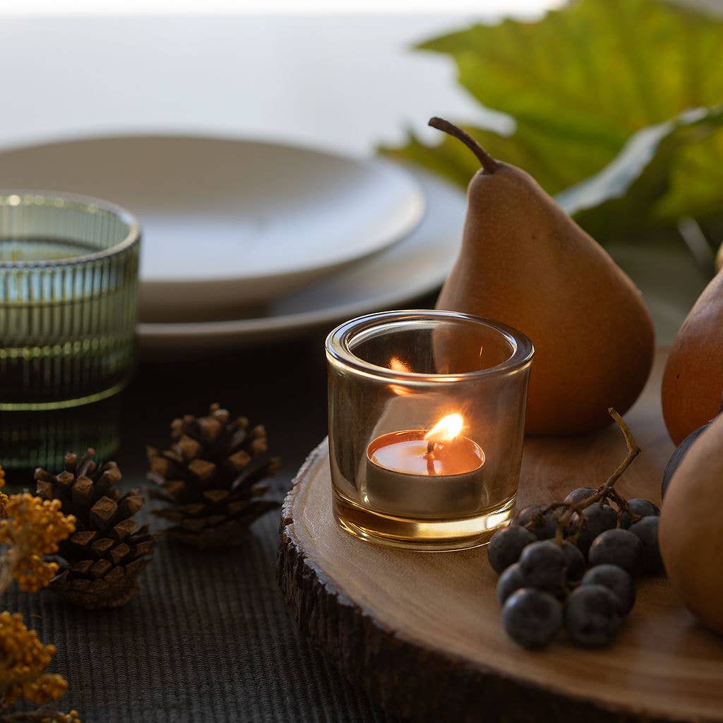 Pure Beeswax Tea Light Candles – Handmade in Colorado