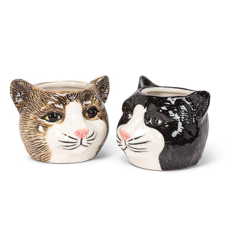 Tabby Cat Planter