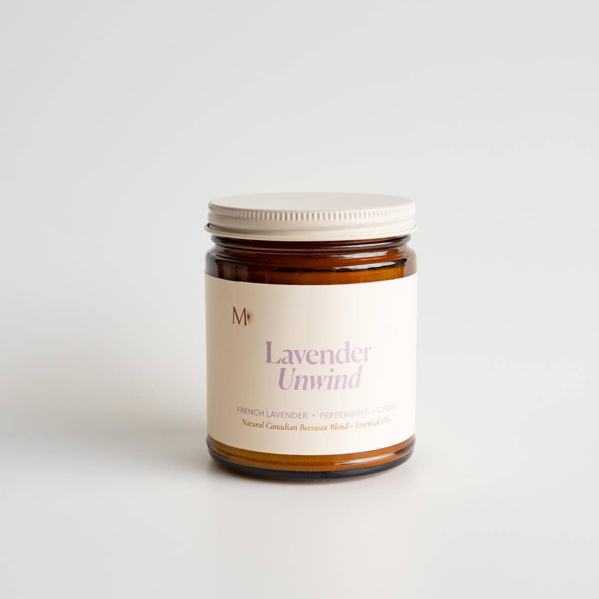 Lavender Unwind | All-Natural Canadian Beeswax Candle *NEW*