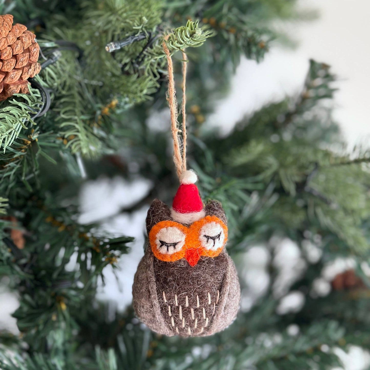 Owl Christmas Ornament