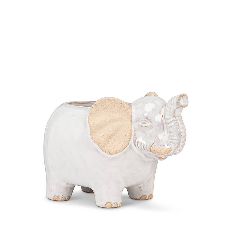 Sm Elephant Planter-5"L