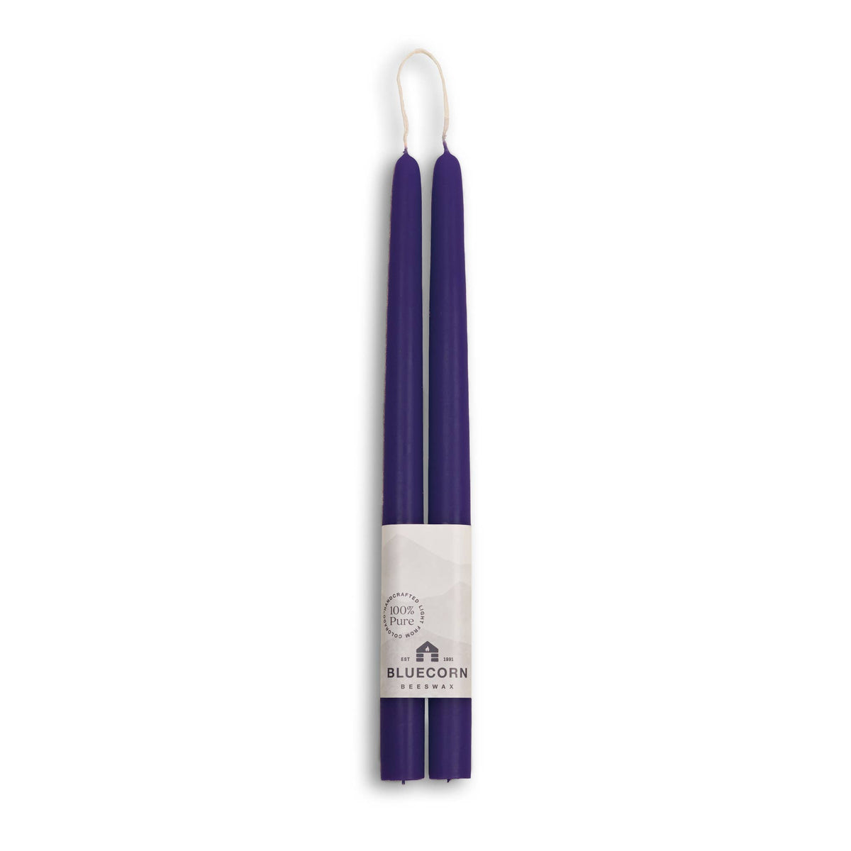 Hand-Dipped Beeswax Candle Red