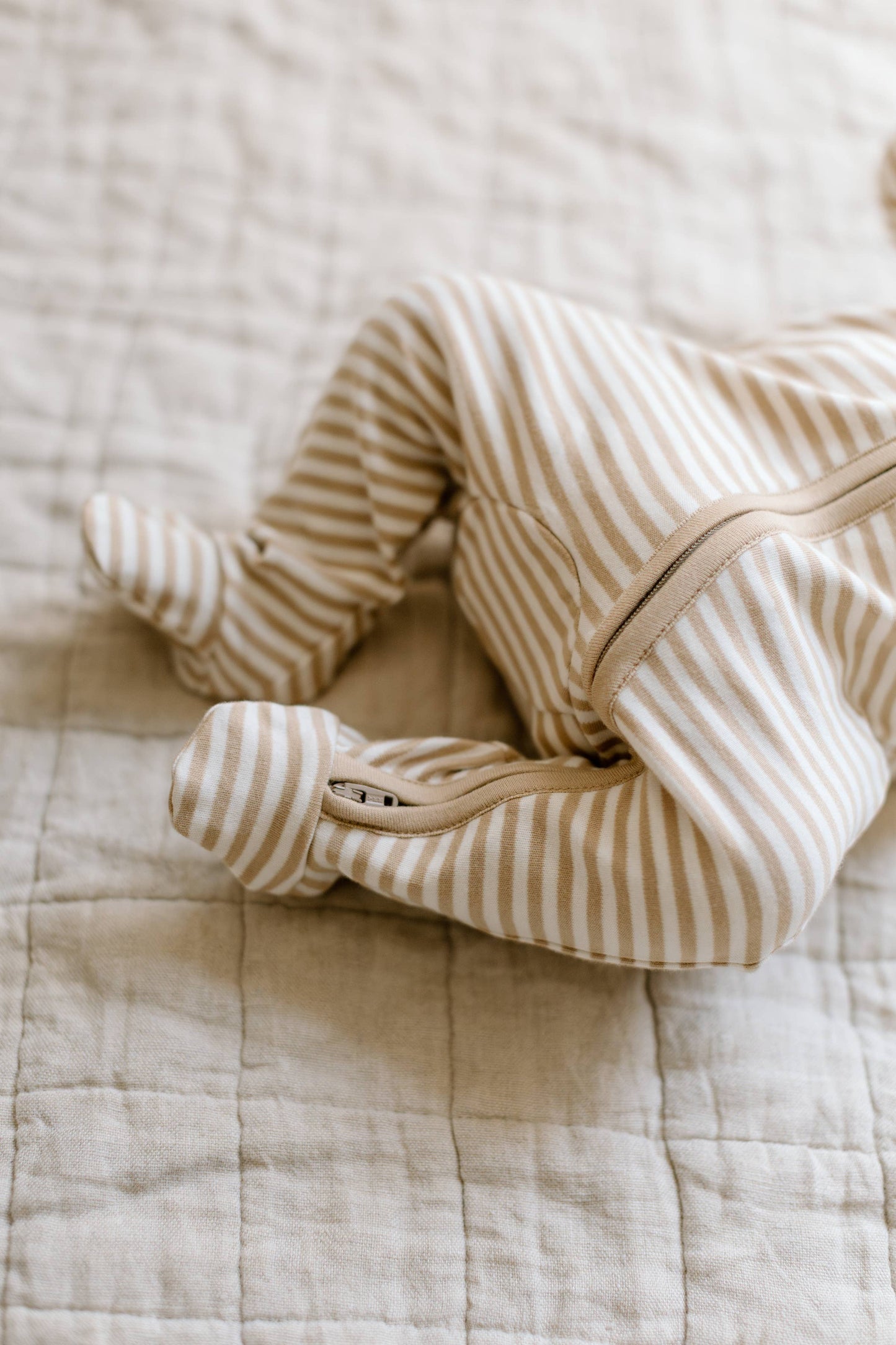 Peyton Zipper Sleeper - Stripe Collection
