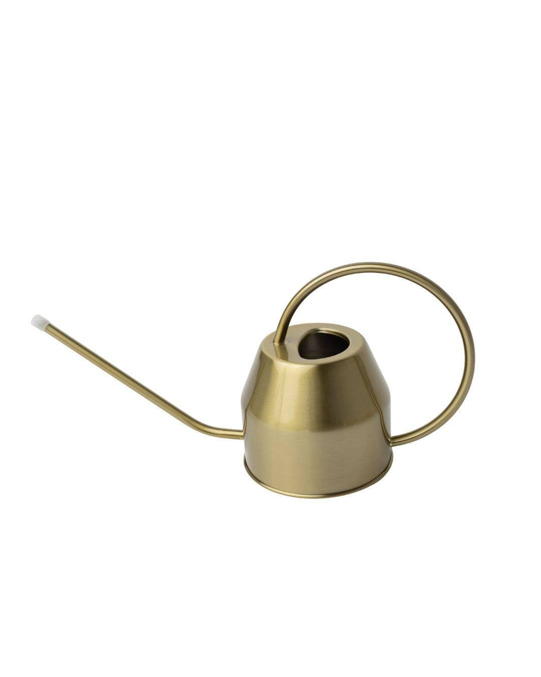 Gold Stainless Steel Watering Can – Long Spout Design
