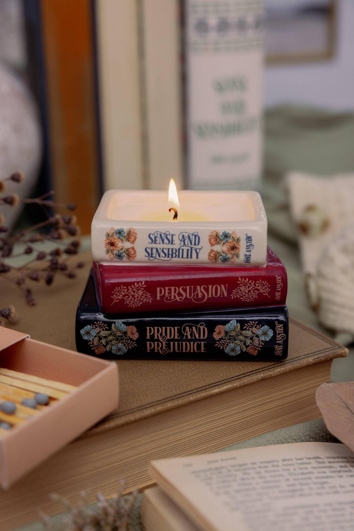 Jane Austen, Bookstack Candle