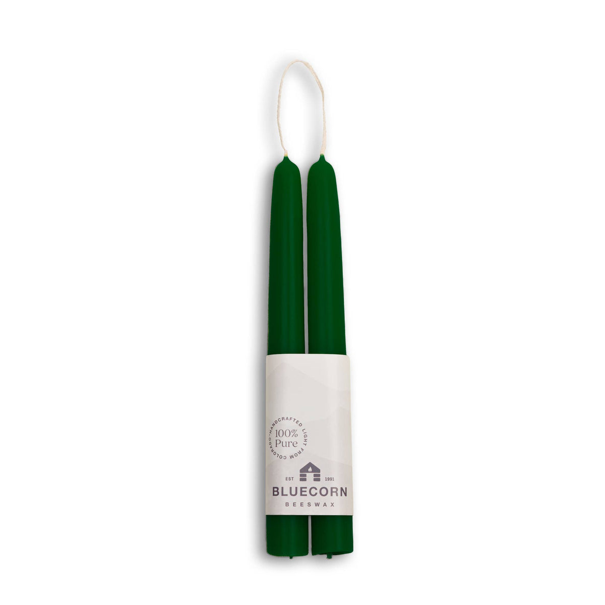 Hand-Dipped Beeswax Candle Red