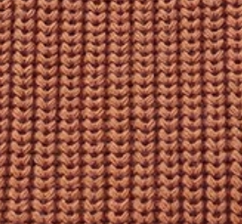 Organic Cotton Knit Beanie Caps/hat for Babies and Kids: Brown / 0-12 month