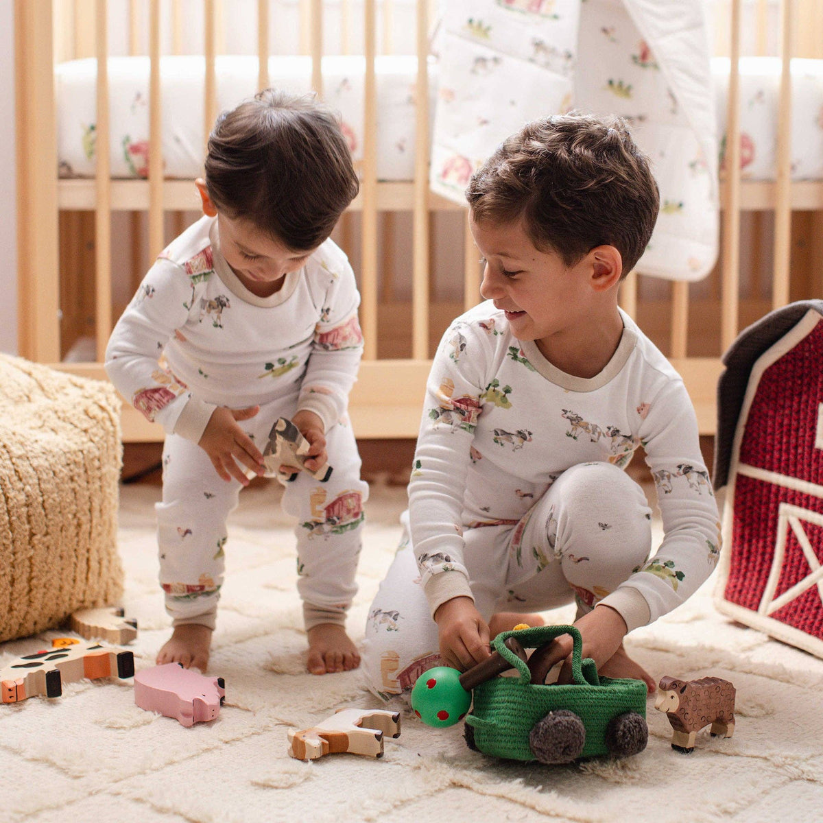 Barnyard Organic Cotton Two-Piece Pajamas