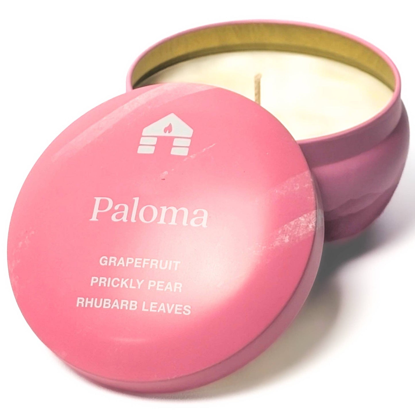 Paloma Grapefruit Scented Candle Bluecorn Aromática 8oz Tin