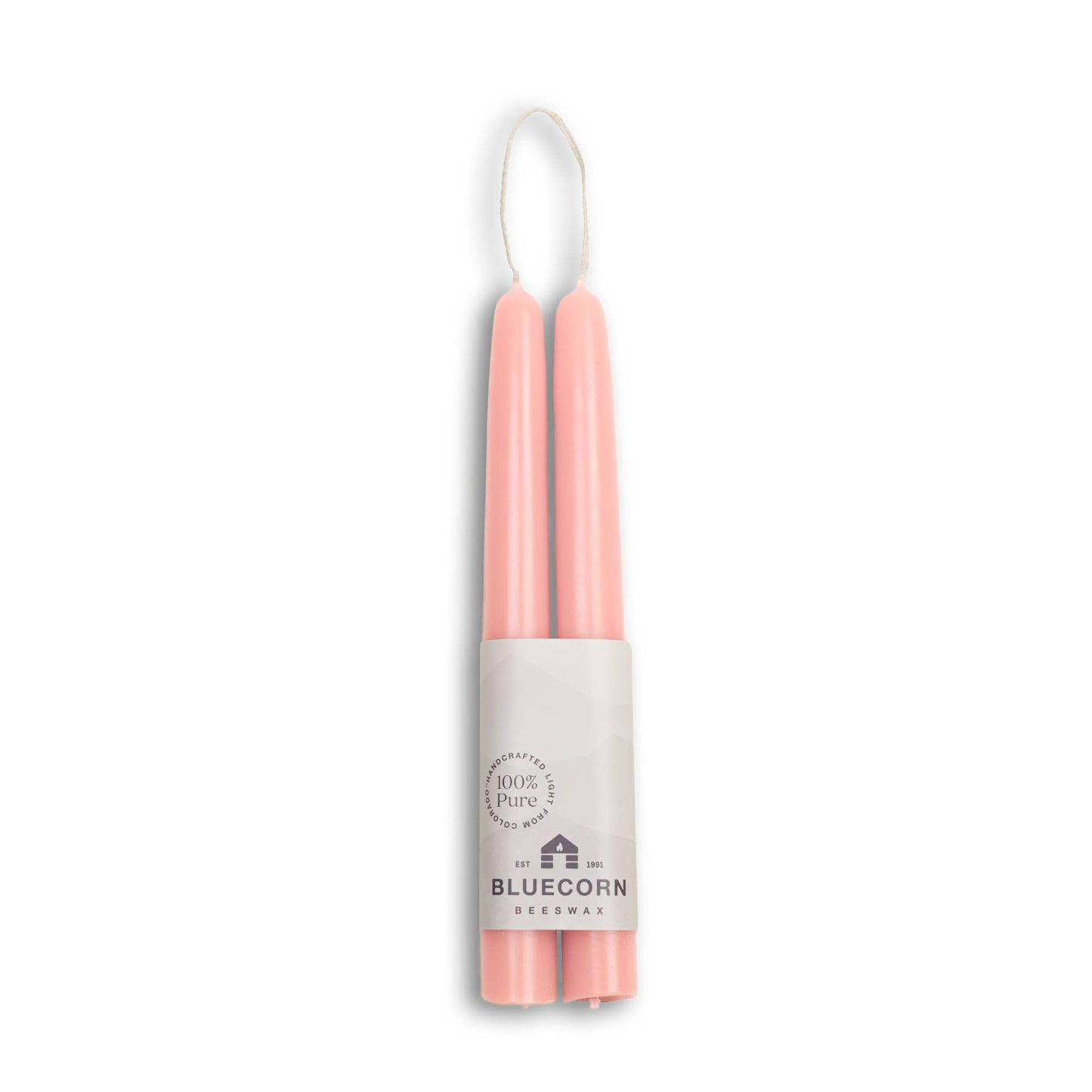 Hand-Dipped Beeswax Candle Red