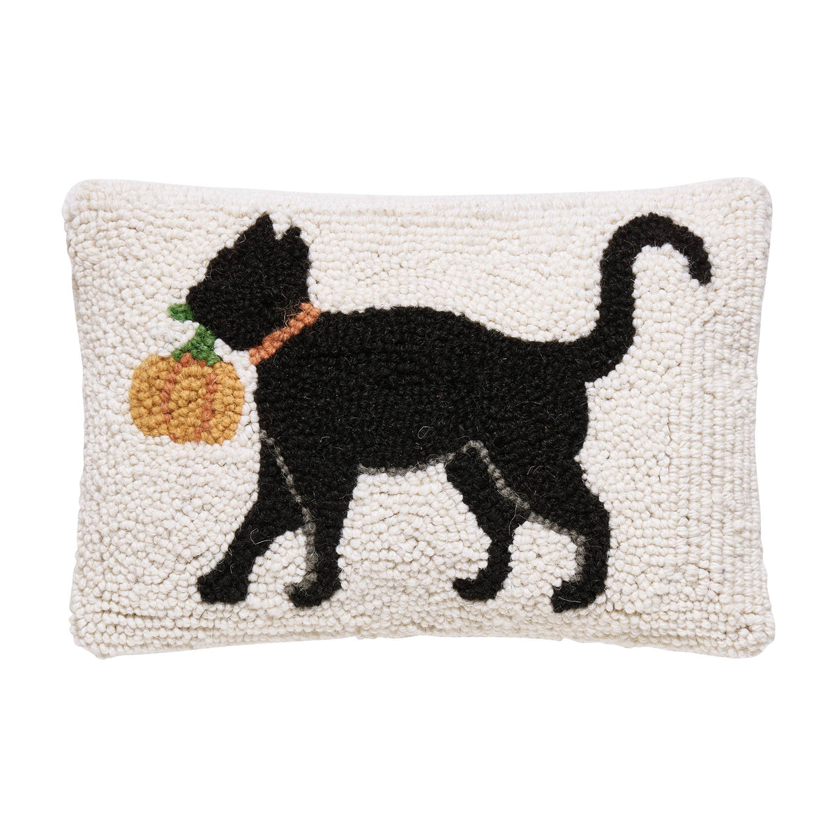 Cat With Pumpkin Hook Pillow