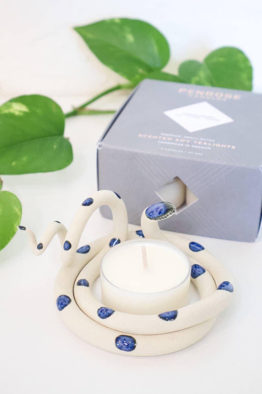 Ceramic Snake Tealight