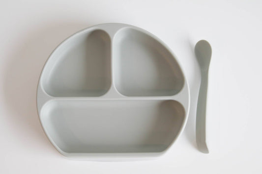 Plate With Lid and Spoon