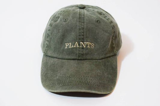 Plants Hat: Hunter Hat/Cream Writing