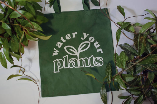 Water Your Plants | Green Tote Bag