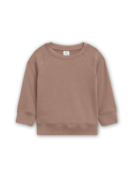 Organic Baby and Kids Portland Pullover - Truffle