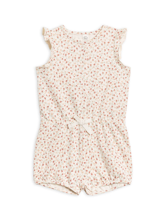 Organic Baby Amelia Romper - Joy Floral: 3-6M